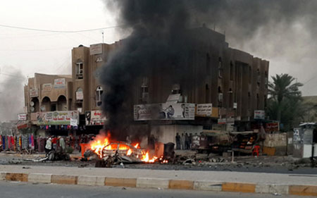 Một vụ đánh bom ở Iraq.